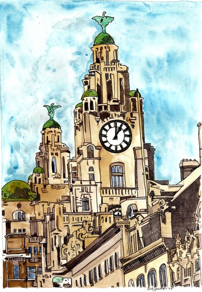 The Liver Building, Liverpool, UK