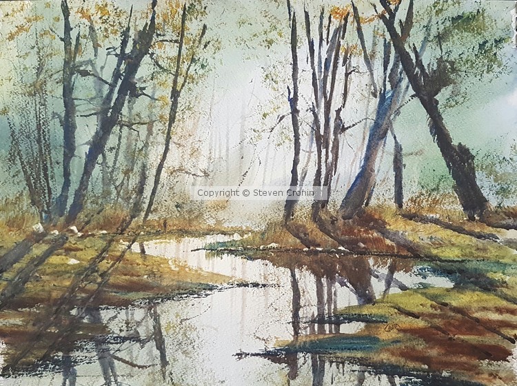 Sutton Park Watercolour Painting