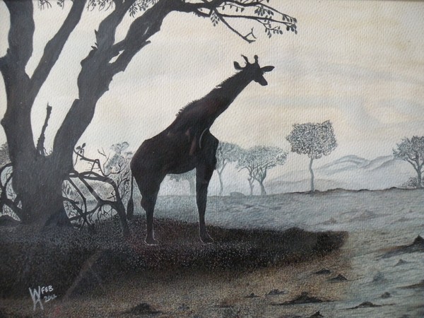 Dusk over the Savannah.