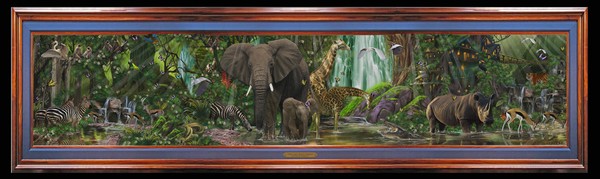 The Last Rainforest ( framed )