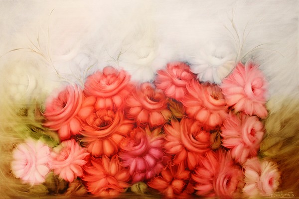 FS105 An explosion of roses
