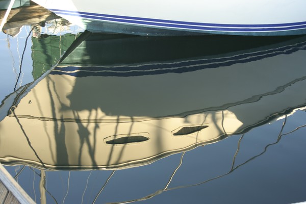 sailboat reflection