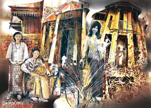 Tradisional Malay costume series