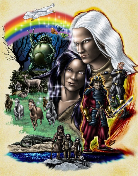 Loose End of The Rainbow Color Poster