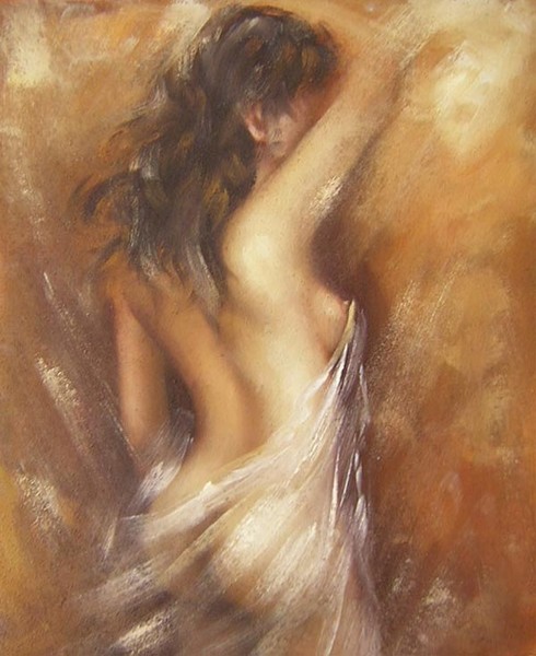Silhouette Oil Painting from Doupine Art [HS0069]