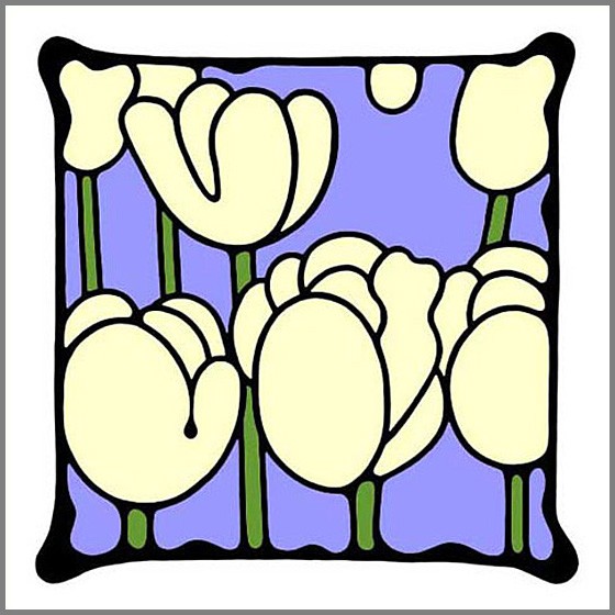 Ivory Tulips