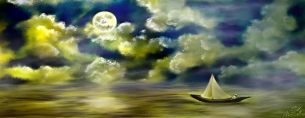 night time sail