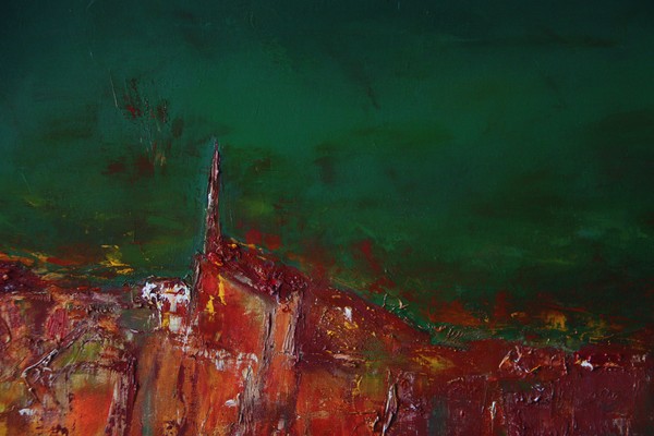 Village in the vineyard (60x40)