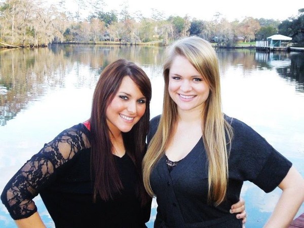 My two granddaughters, Kayla and Hannah