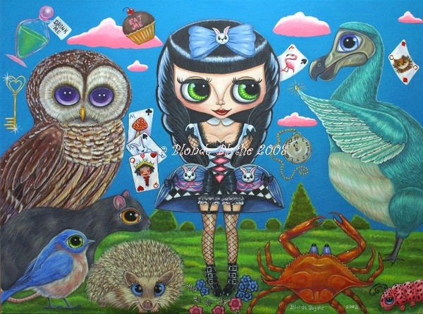 Kawaii Noir Alice in Wonderland II