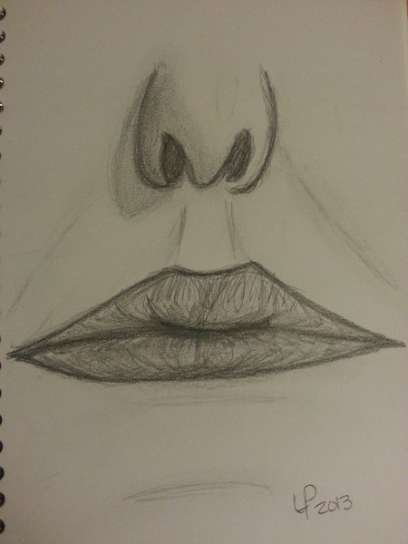 nose and mouth