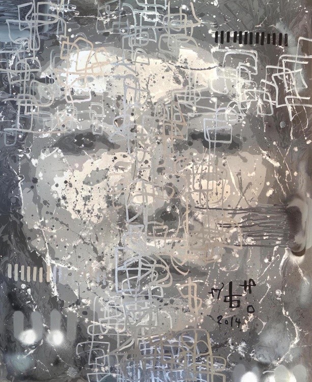 (sans titre) 2014, 80 x 100 cm