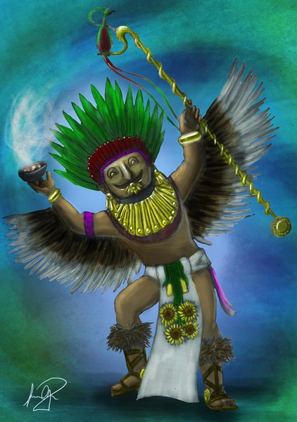 Prehispanic dancer