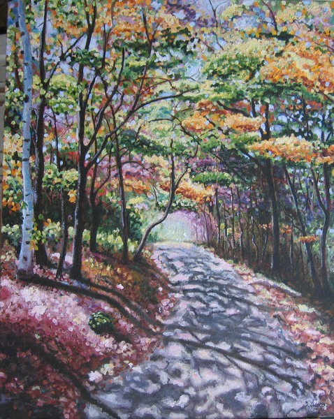 RIVER PATH 24 X 30