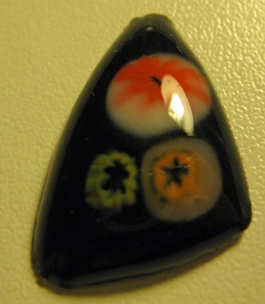 Fused Glass: Black Triangle
