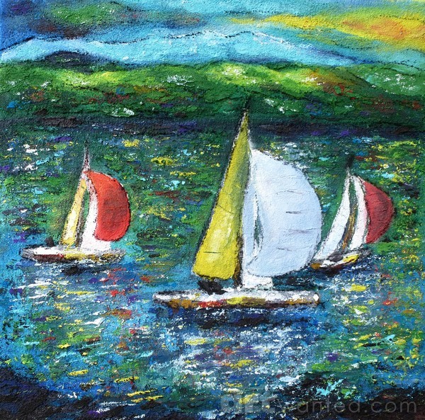 Happy Chiemsee Sailing