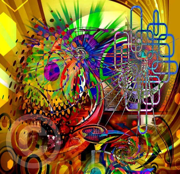 Golden Abstract 20