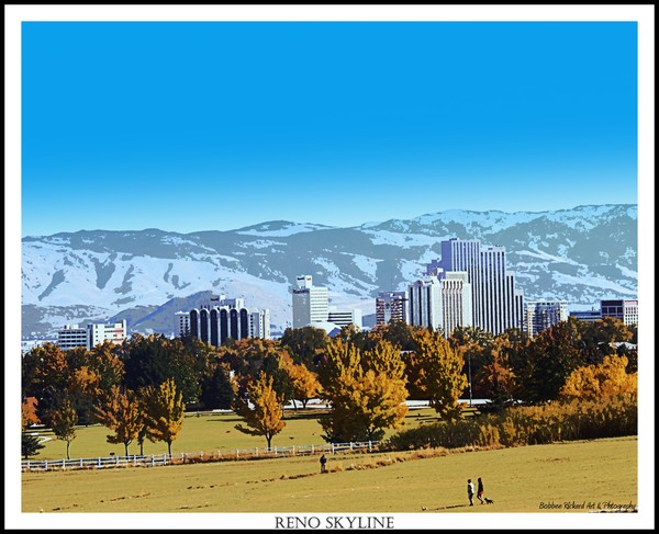 Reno Skyline Photograph/Poster