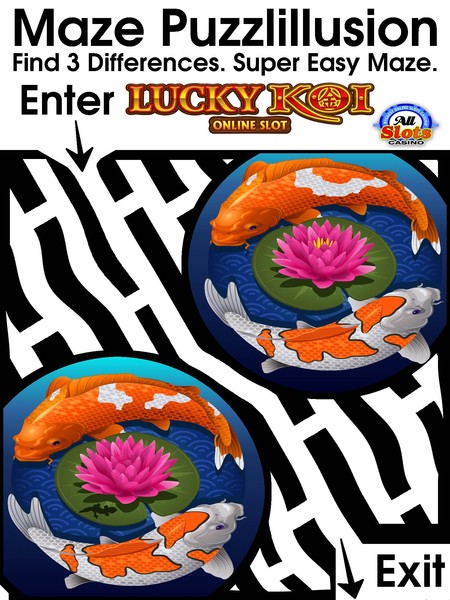Lucky Koi Puzzlilussion maze