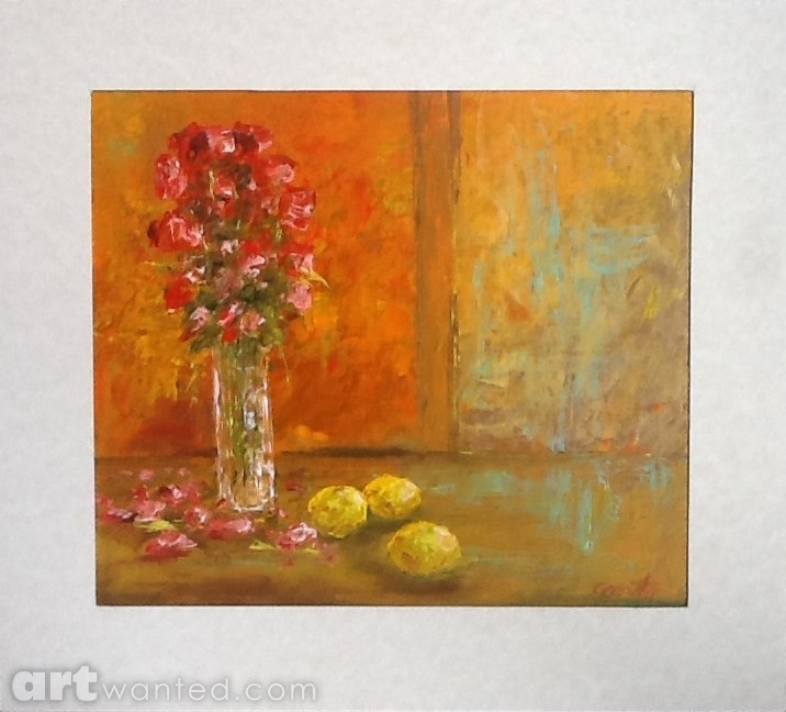 Flowers and lemons