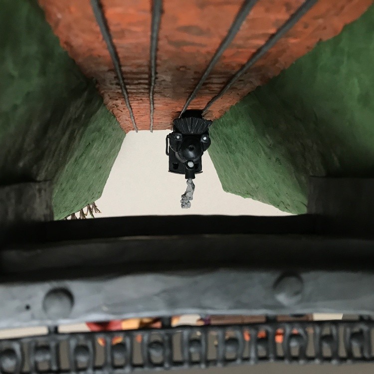 Traffic 3, plasticine, cardboard, 70x50x27 cm