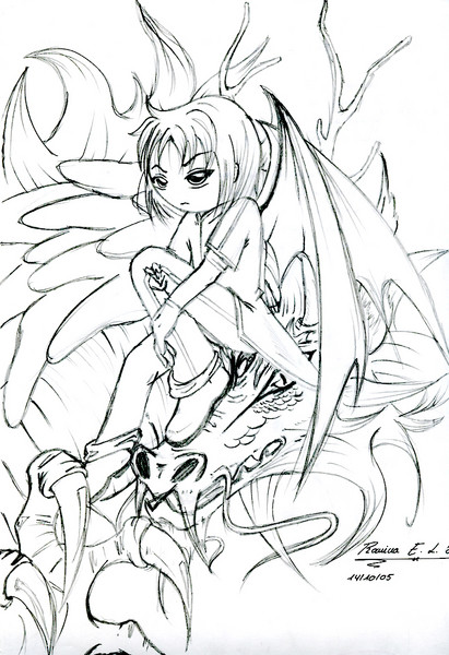 Quick Sketch (chibi Amaru)