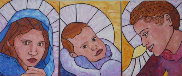chapel window faces