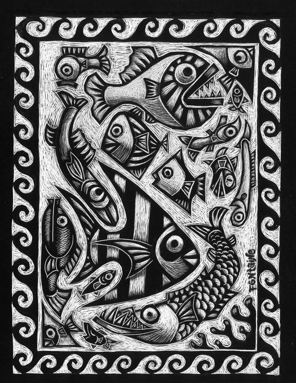 Funky fish pattern edited