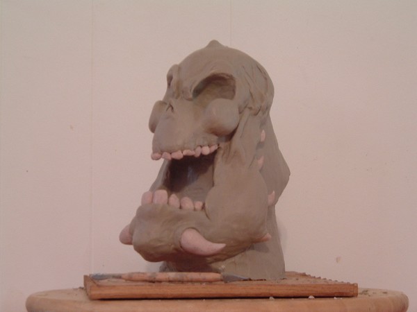Cartoon skull