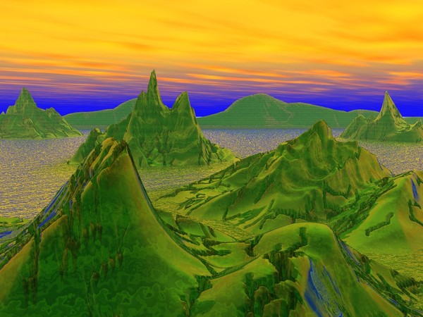 Sulfer Skies and Emerald Mountains