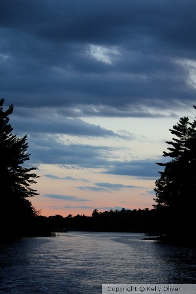 Twilight on the lake