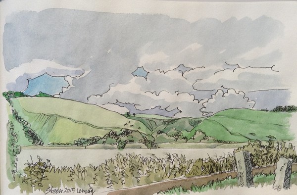Nice hills near Lemvig  town