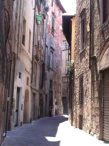 In a Tuscan town