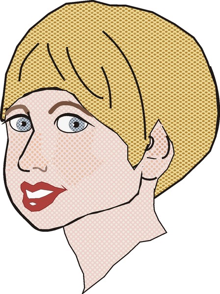 Digital Head of a woman
