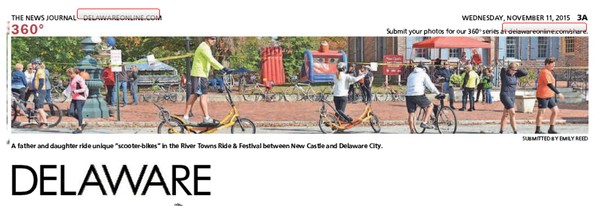 265th News Journal Panorama-Scooter Bikes