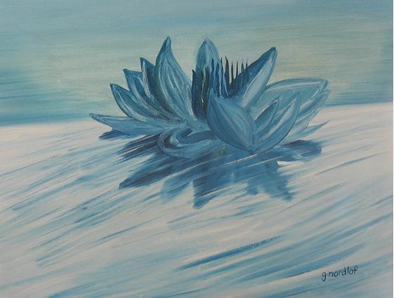 Waterlily In Blue