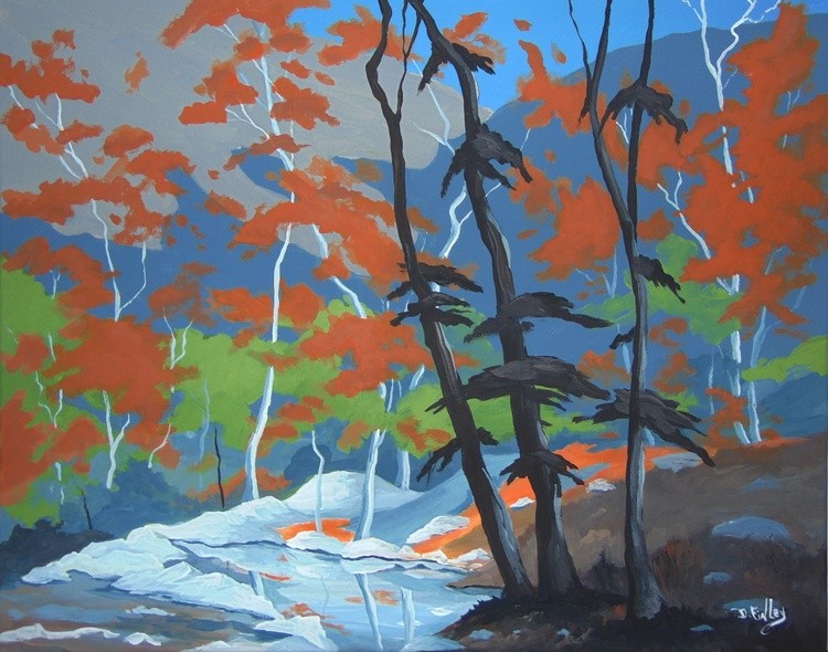 fall in the foothills