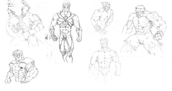 Slow Day At Work (Sketches)