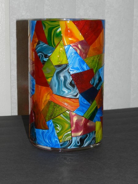 Mosaic cylinder