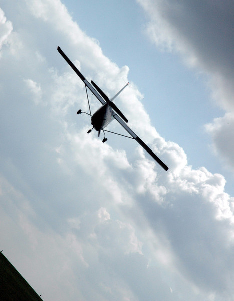 aerial angle