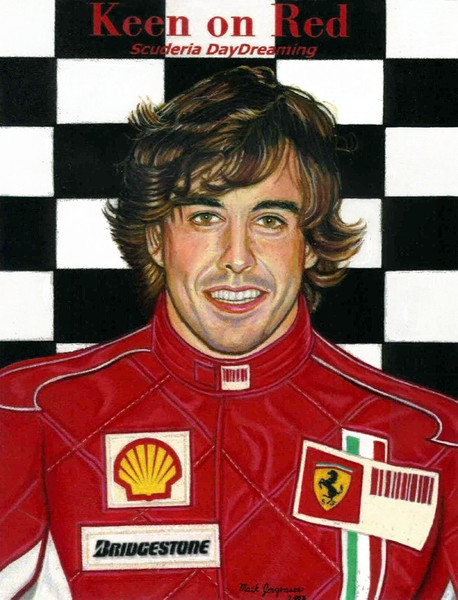 FERNANDO ALONSO KEEN ON RED