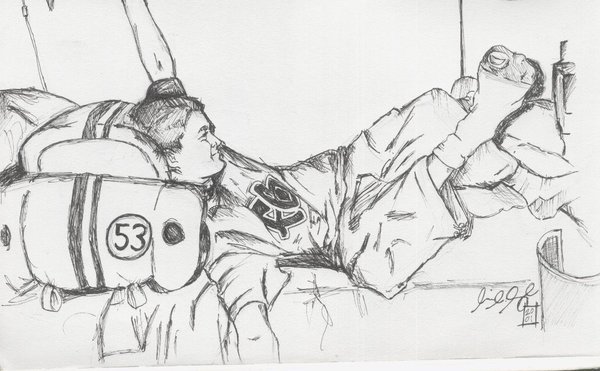 Funny Drawing of Friend