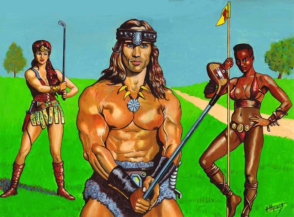 Conan the golfer