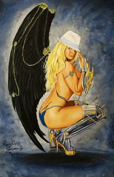 Angel with a White Hat On