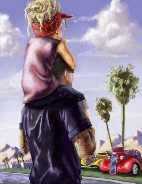 Girl on Shoulders