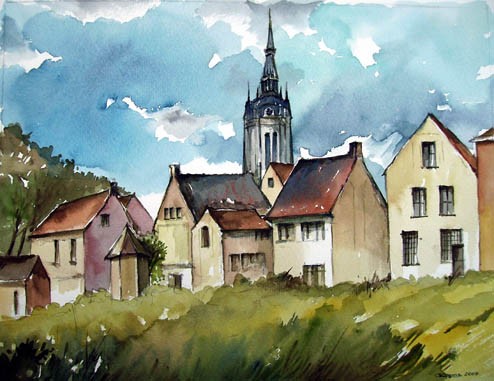 Seen from the park