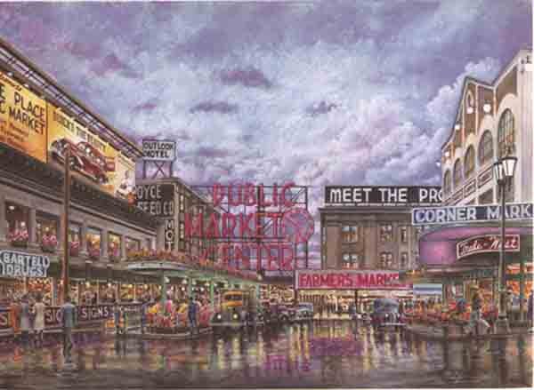 Seattle; The Pike Place Market ca.1940