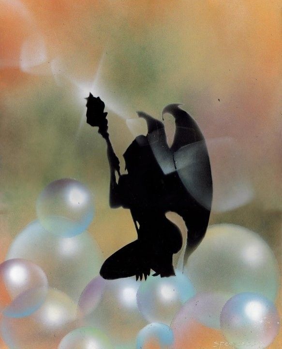 cool  silhouette painting
