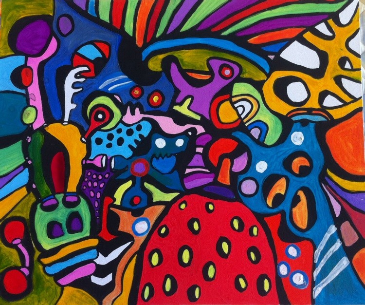 (sold) Strawberry  50*60*2cm. 2018