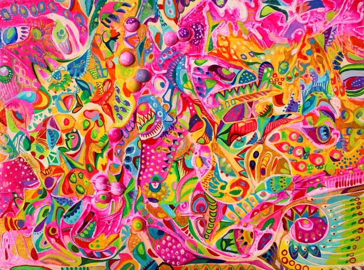 231. The structure of love, 30*40, panel,2022